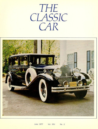 THE CLASSIC CAR 1977 JUNE - '39 LINCOLN V-12 K404-B, '31 PACKARD 840 5-SEDAN